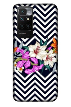 zigzag printed designer mobile back case cover for Xiaomi redmi 10 Prime