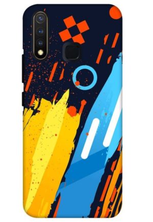 android 10 theme printed mobile back case cover for vivo u20 - vivo y19