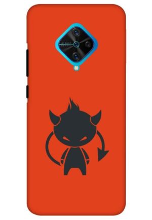 angry girl printed mobile back case cover for vivo s1 pro
