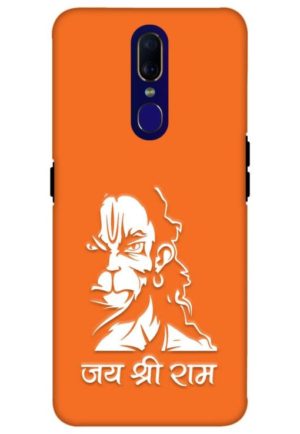 angry hanuman ji printed mobile back case cover for oppo f11