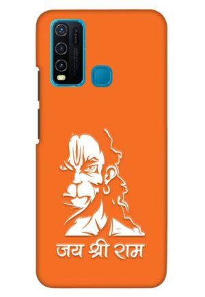 angry hanuman printed mobile back case cover for vivo y30 - vivo y50