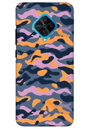 army militry pattern printed mobile back case cover for vivo s1 pro