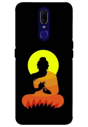budha art printed mobile back case cover for oppo f11