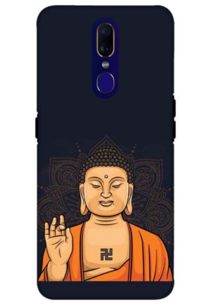 budha art vector printed mobile back case cover for oppo f11