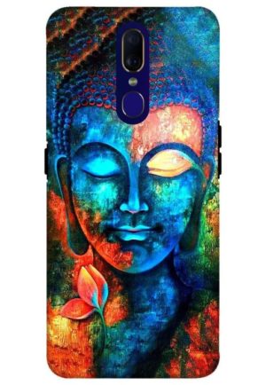 budha painting printed mobile back case cover for oppo f11