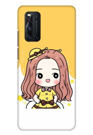 cute baby girl printed mobile back case cover for vivo V19