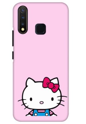 cute hello kitty printed mobile back case cover for vivo u20 - vivo y19