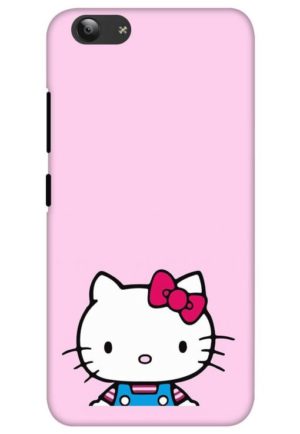cute hello kitty printed mobile back case cover for vivo y53 - vivo y53i