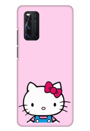 cute kitty printed mobile back case cover for vivo V19