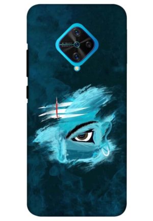 cute lord shiva printed mobile back case cover for vivo s1 pro
