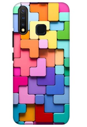 difficult puzzle printed mobile back case cover for vivo u20 - vivo y19