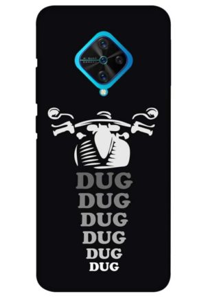 dug dug dug bike lover printed mobile back case cover for vivo s1 pro