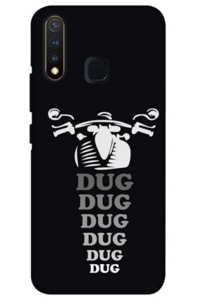 dug dug dug bike lover printed mobile back case cover for vivo u20 - vivo y19