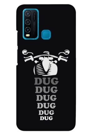 dug dug dug printed mobile back case cover for vivo y30 - vivo y50