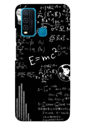 e=mc2 printed mobile back case cover for vivo y30 - vivo y50
