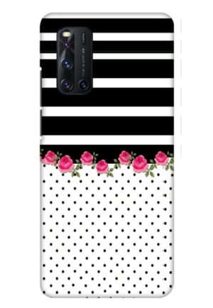 flower polka printed mobile back case cover for vivo V19