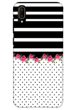 flower polka printed mobile back case cover for vivo Y11 pro