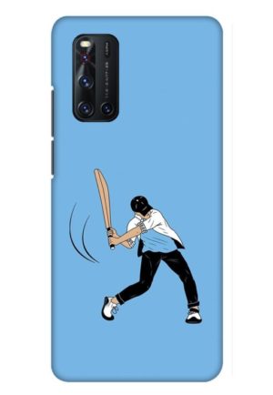 gully cricket lover printed mobile back case cover for vivo V19