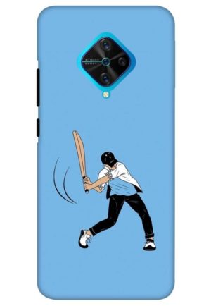 gully cricket lover printed mobile back case cover for vivo s1 pro
