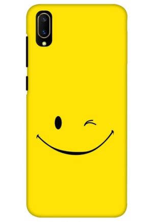 happy smiley printed mobile back case cover for vivo Y11 pro