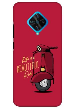 life is beautifull ride printed mobile back case cover for vivo s1 pro