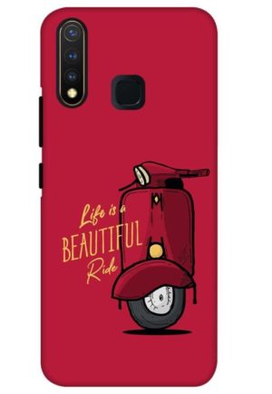 life is beautifull ride printed mobile back case cover for vivo u20 - vivo y19
