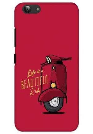 life is beautifull ride printed mobile back case cover for vivo y53 - vivo y53i