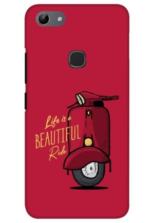 life is beautifull ride printed mobile back case cover for vivo y81 - vivo y83
