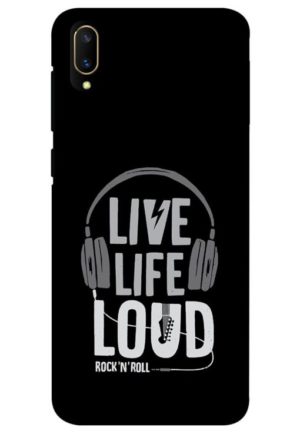 live life loud printed mobile back case cover for vivo Y11 pro