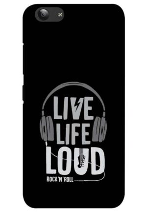 live life loud printed mobile back case cover for vivo y53 - vivo y53i