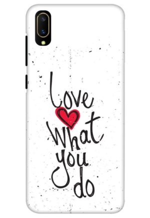 love what you do printed mobile back case cover for vivo Y11 pro