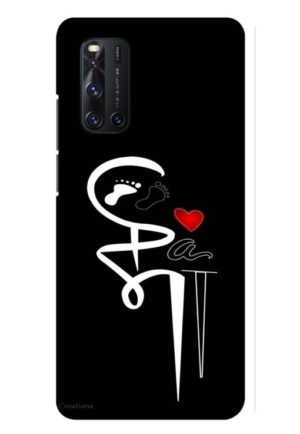 maa paa printed mobile back case cover for vivo V19