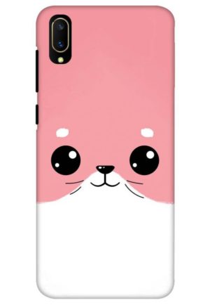 minimal pink piggy printed mobile back case cover for vivo Y11 pro