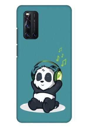 music panda printed mobile back case cover for vivo V19