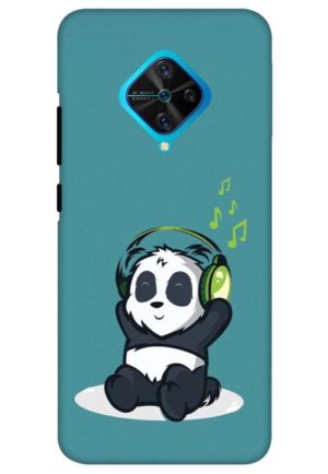 music panda printed mobile back case cover for vivo s1 pro