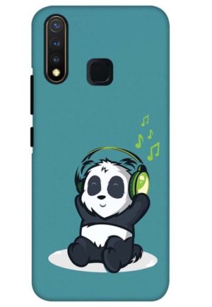 music panda printed mobile back case cover for vivo u20 - vivo y19