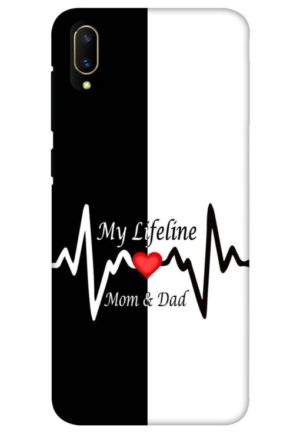 my lifeline is my mom and dad printed mobile back case cover for vivo Y11 pro