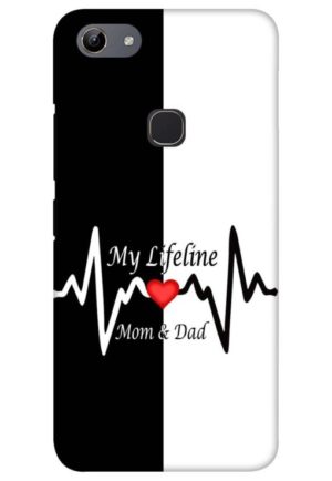my lifeline is my mom and dad printed mobile back case cover for vivo y81 - vivo y83