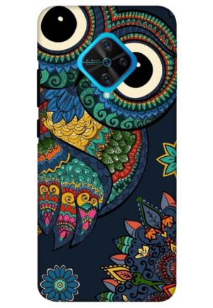 owl vector printed mobile back case cover for vivo s1 pro