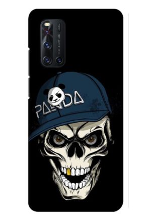 panda skull printed mobile back case cover for vivo V19