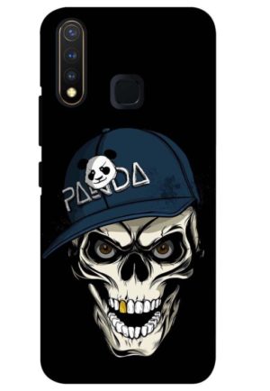 panda skull printed mobile back case cover for vivo u20 - vivo y19