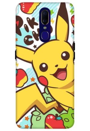pika chu printed mobile back case cover for oppo f11