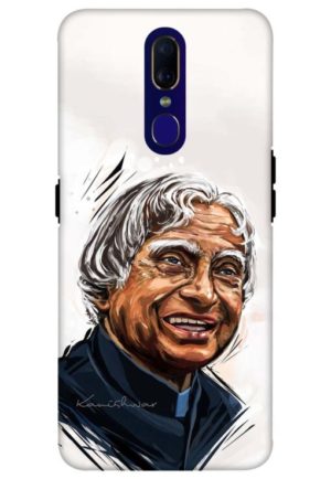 portrait abdul kalam printed mobile back case cover for oppo f11