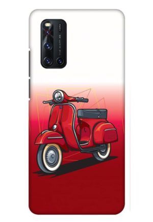 scooter vector printed mobile back case cover for vivo V19