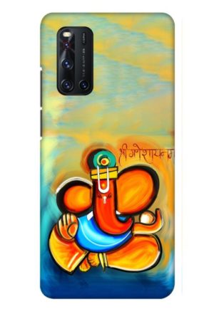 shree ganesha namaha printed mobile back case cover for vivo V19