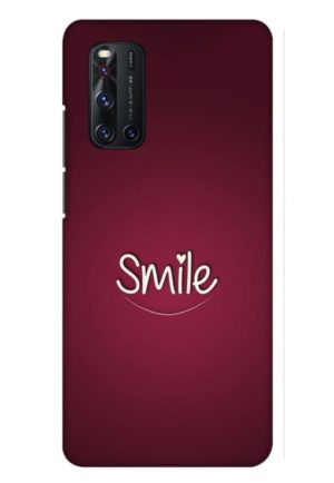 smile heart printed mobile back case cover for vivo V19