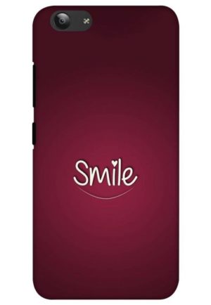 smile heart printed mobile back case cover for vivo y53 - vivo y53i