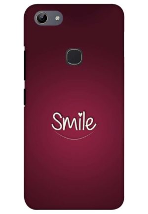 smile heart printed mobile back case cover for vivo y81 - vivo y83