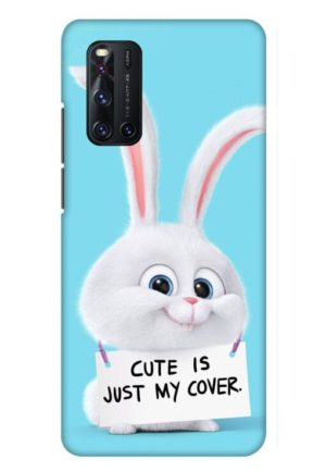 snowball cute is just my cover printed mobile back case cover for vivo V19