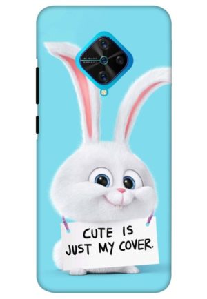 snowball cute is just my cover printed mobile back case cover for vivo s1 pro